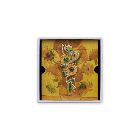 Van Goghs Sonnenblumenbrosche Originalpace Badge Pin Juwely