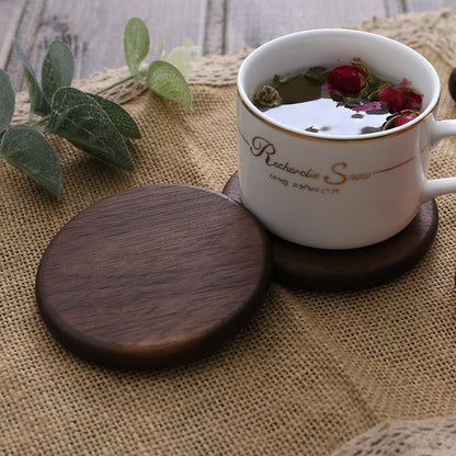 Creative Wooden Tea Cup Holder Beech Insulation Pad