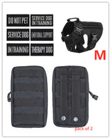 Military Tactical Dog Harness Adjustable Pet Dog Back