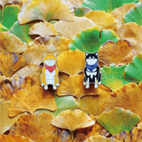 Süßes Haustier Shiba Inu Brosche Originalpaar des Originalpaares