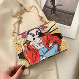 Foreign Trade Female Bag New Small Square Bag Street Trend Personality National Style Chain Messenger Bag