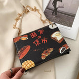 Foreign Trade Female Bag New Small Square Bag Street Trend Personality National Style Chain Messenger Bag