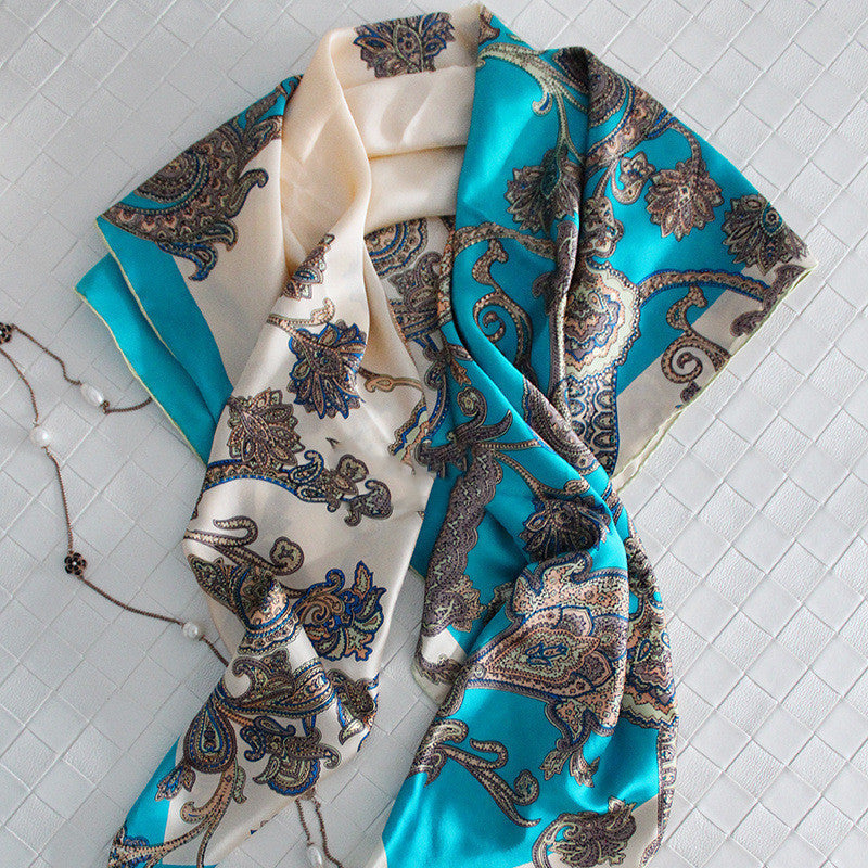 New Style Silk Scarf and Rich Cashew Nut Vine