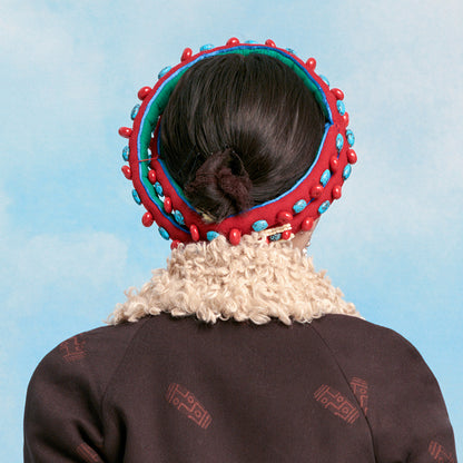 Tibetan headdress and hair accessories