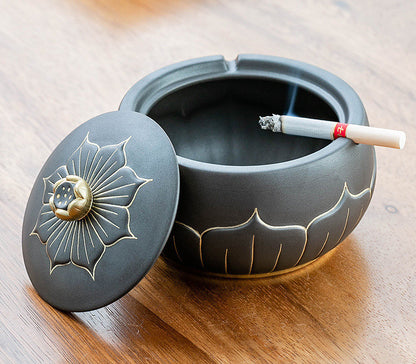 Ashtray Creative Personality Trend With Cover