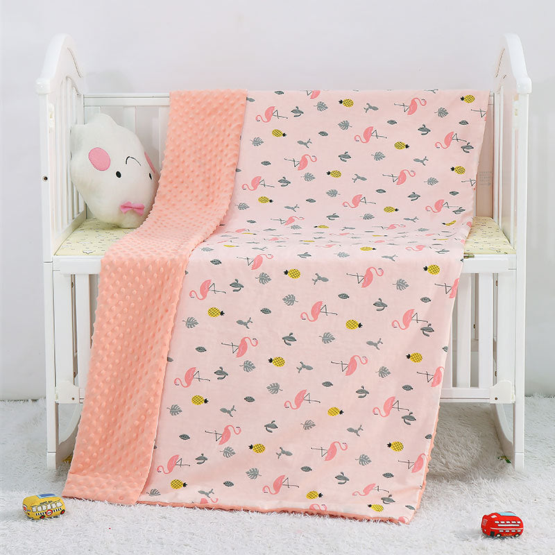 Cartoon Baby Blankets for Children to Appease Peas Blankets Strollers Blankets
