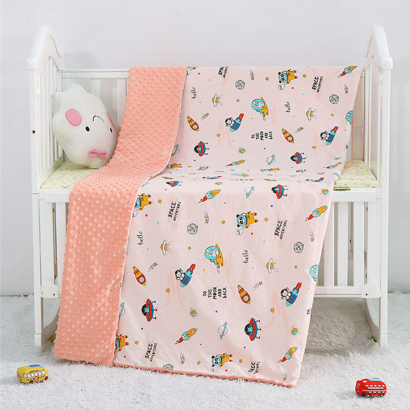 Cartoon Baby Blankets for Children to Appease Peas Blankets Strollers Blankets
