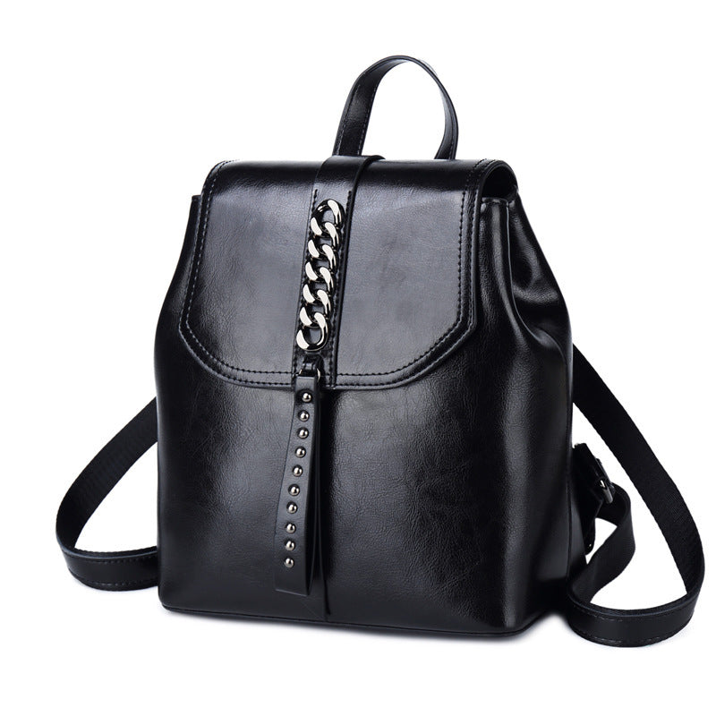 Leather Backpack Purse