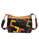 Neue Frauen -Leder -Taschen in Europa im Europa -Farb Leder Schulter Crossbody Taschen Handtaschen