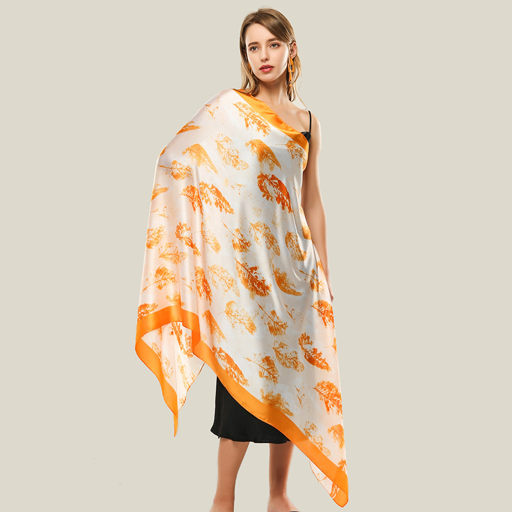 Polyester Satin Long Scarf