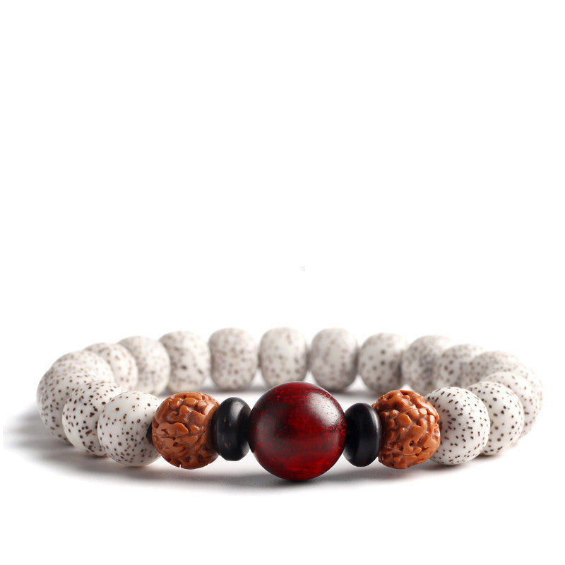 Bodhi -Samenwurzelarmband Einkreisarmband Perlen Perlen