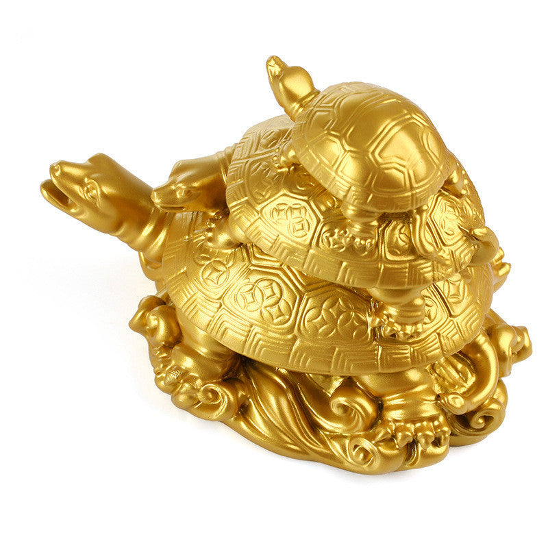 Consecrate Three Generations Of Turtle Ornaments Tortoise And Turtle Lifelong Life Feng Shui Furnishings