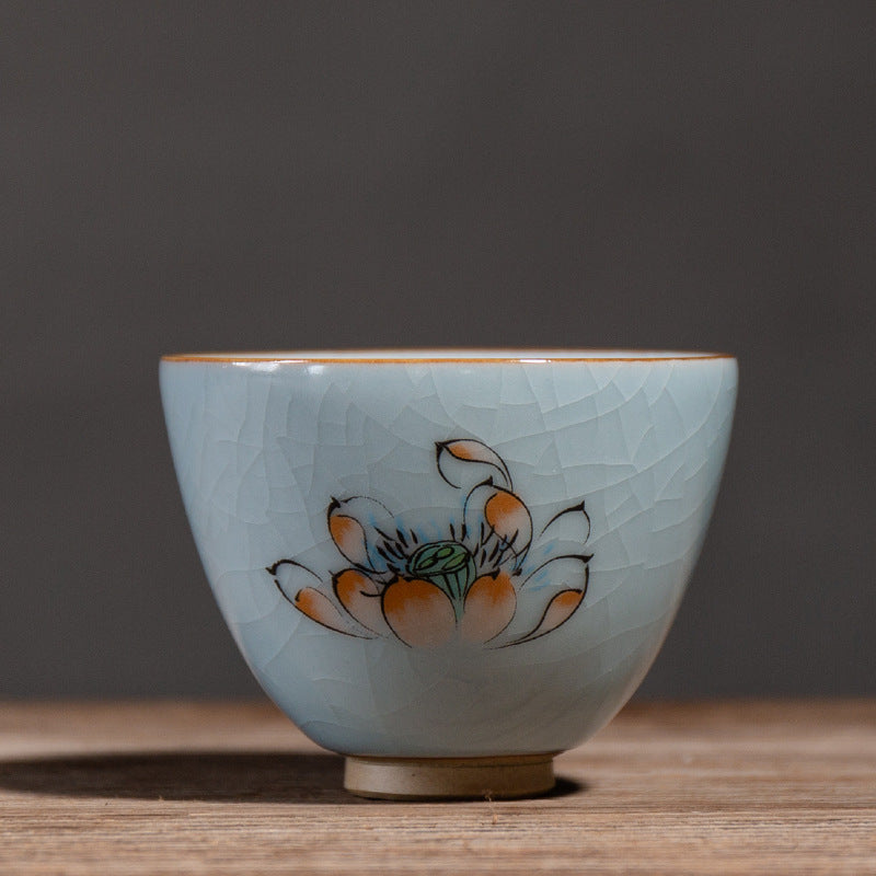 Ice Cracked Kung Fu Tea Cup Household Teacup-4