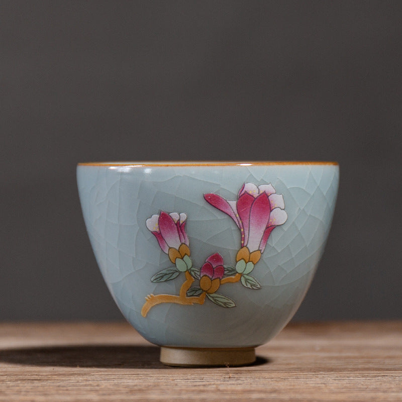 Ice Cracked Kung Fu Tea Cup Household Teacup-5