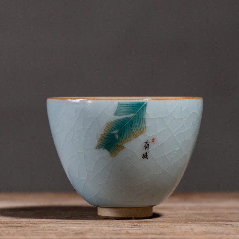 Ice Cracked Kung Fu Tea Cup Household Teacup-1