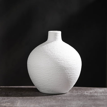 Simple Retro Jingdezhen Ceramic Vase Ceramic Handicraft Ornaments