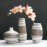 Einfache Retro Jingdezhen Keramik Vase Keramikhandwerk Ornamente