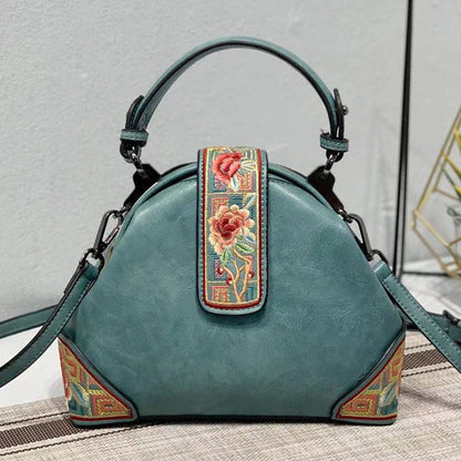 Ethnic Literary Style Shell Bag Embroidery Pattern Handbag-7