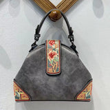 Ethnic Literary Style Shell Bag Embroidery Pattern Handbag-11