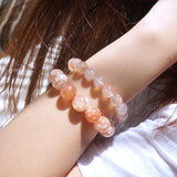 Natural cherry agate bracelet ocean chalcedony Bracelet ice floating agate bracelet factory direct wholesale