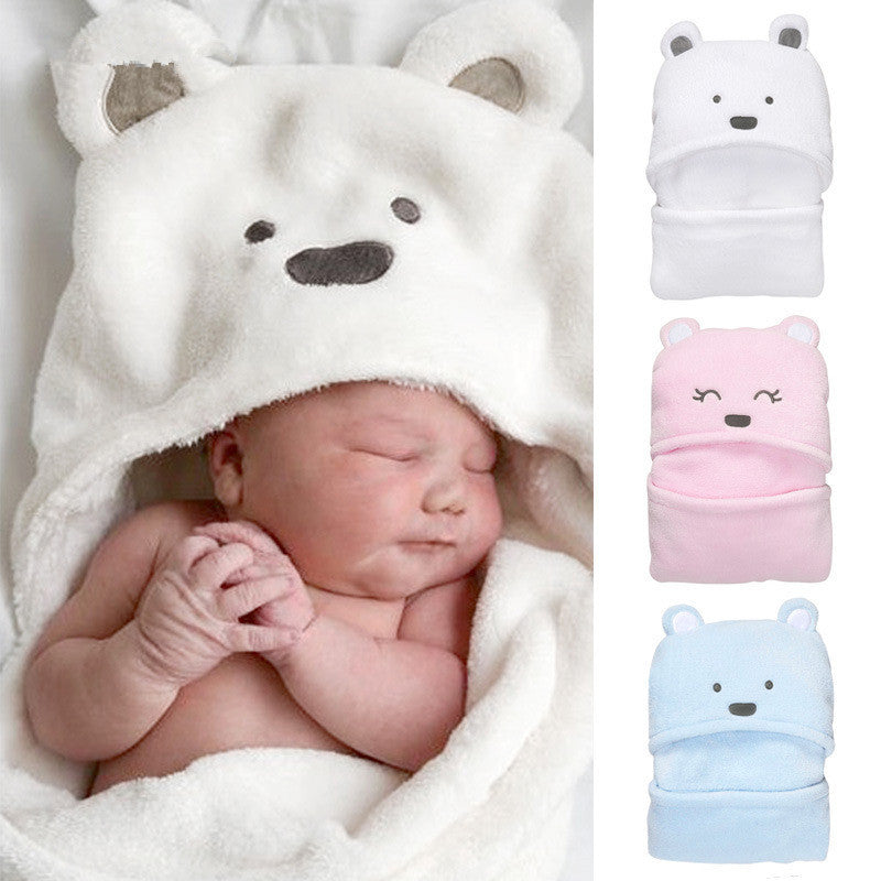 Baby Coral Fleece Hug Blanket for Newborn