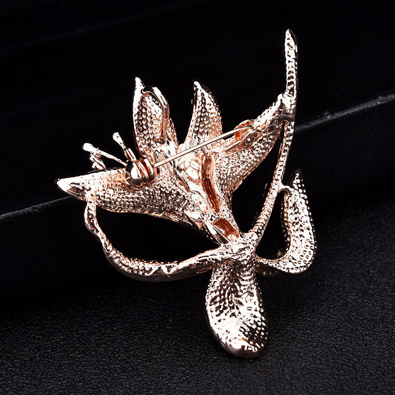 Daffodil Full Diamond Brooch High-end Brooch Clothing Accessories