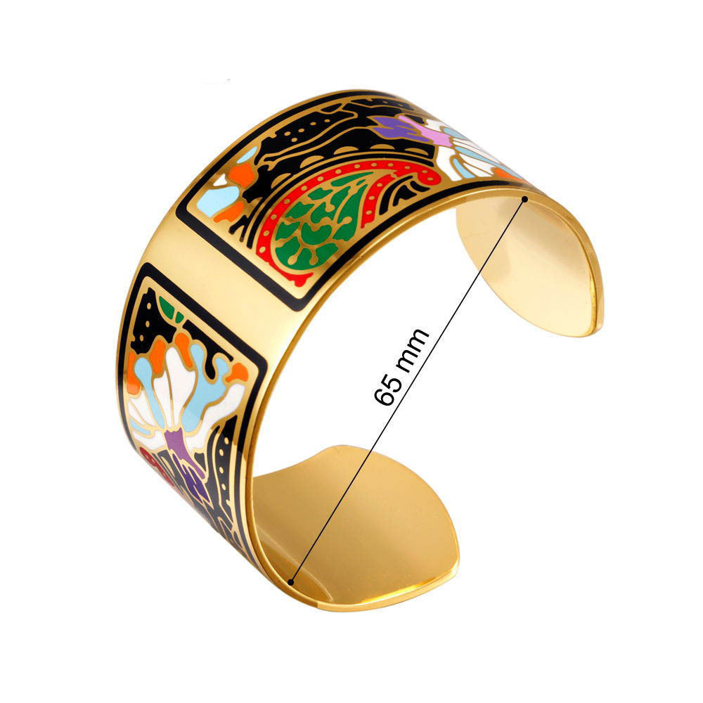 Bangle enamel  bracelet