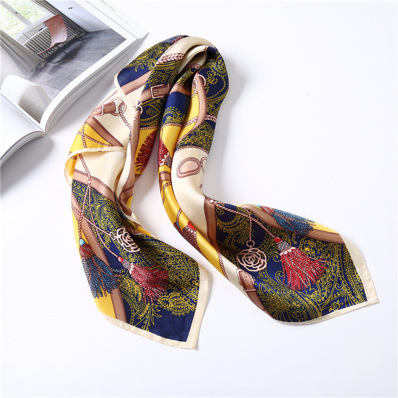 Decorative scarf silk scarf