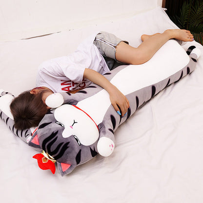 Creative Wuhuang Cat Pillow Cute Long Plush Doll Cat-4