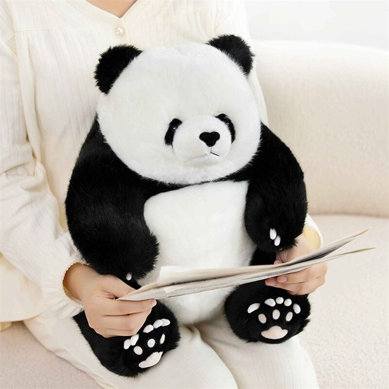 Chinese National Treasure Simulation Giant Panda Plush Toys-7