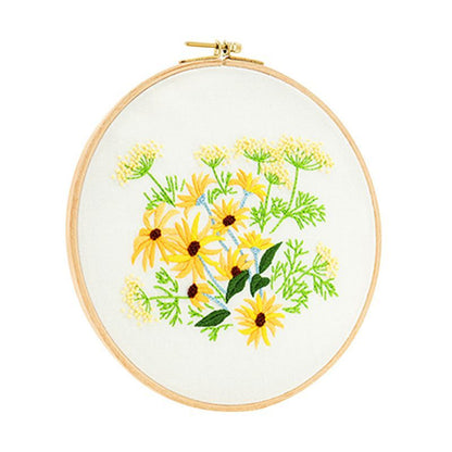 Three-dimensional Flower and Plant Handmade Embroidery Material Package-5