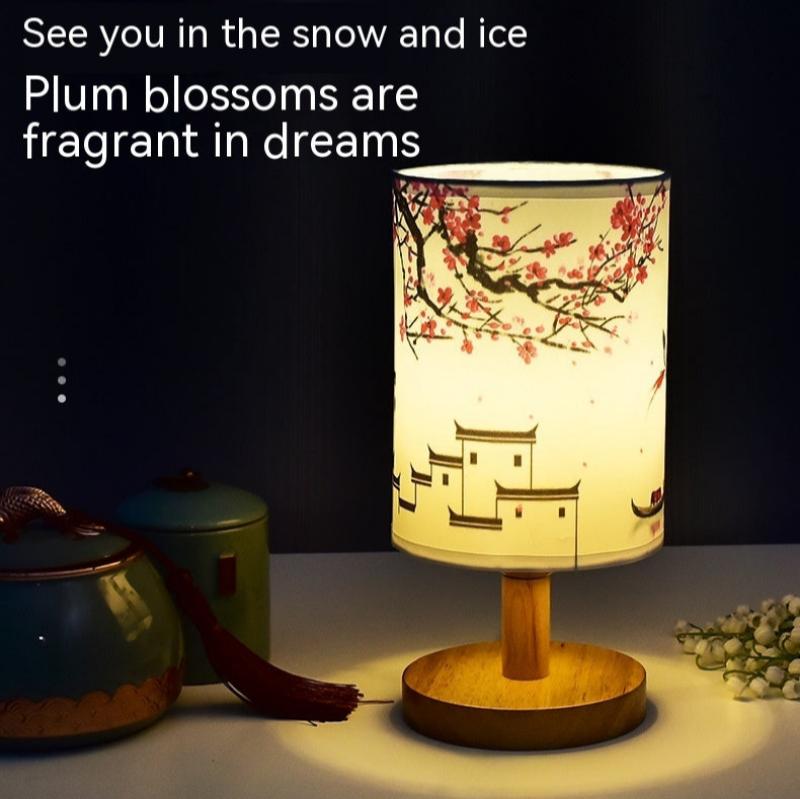 Bedside Flower Illustrations Cozy Sleep Night Lights-7