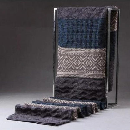 Knitted long scarf