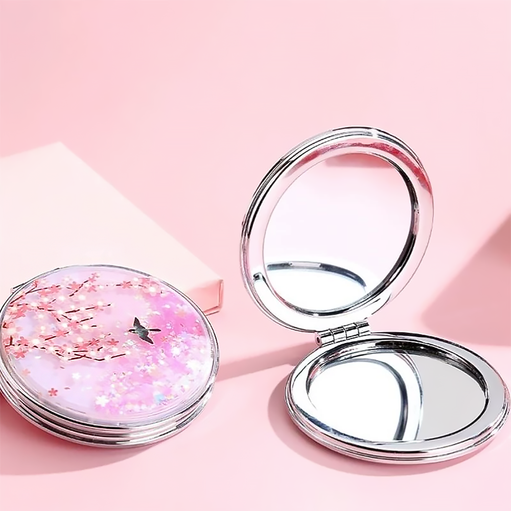 Rosa Blumenserie fanförmige Lippenstift Set Giftbox
