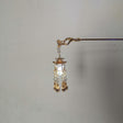 Chinese antique hairpin with tassel and flower detail