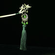 Four Piece Set of Chinese Style Spring Breeze Tassel Metal Bookmarks-1