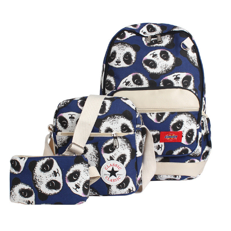 Panda Drei-teiliger Rucksack