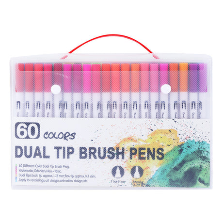 Watercolor Pen 48/60/72/100 Colors Ink Water Pen