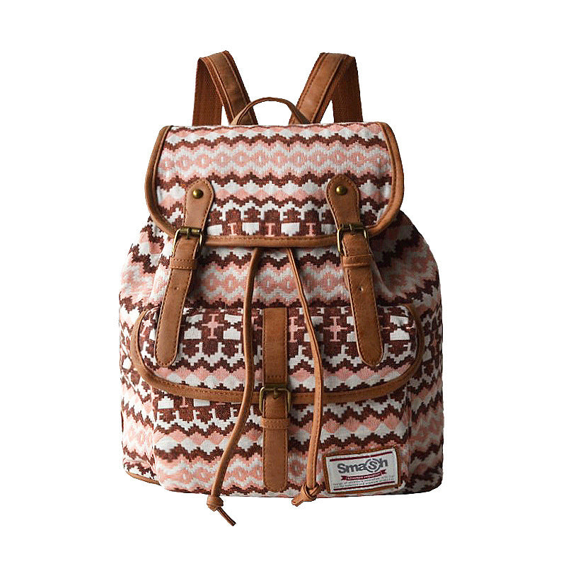 Canvas student backpack