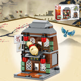 Chinatown Serie Chinese Street View Architektur Kinder Puzzle Bausteine ​​Spielzeug Spielzeug