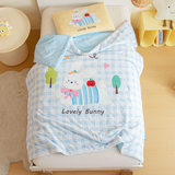 Cooling Cartoon Summer Quilt for Kids Ice Silk Blanket-8