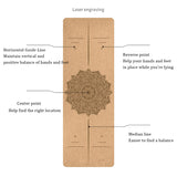 Portable Cork Yoga Non-Slip Exercise Mat