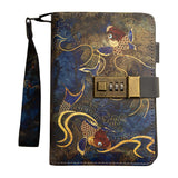 Chinese Style Locked Koi Crane Jinhuasheng Paper Notebook-5