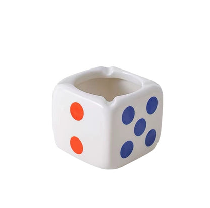 Chinese Dice Ashtray Cute Creativity