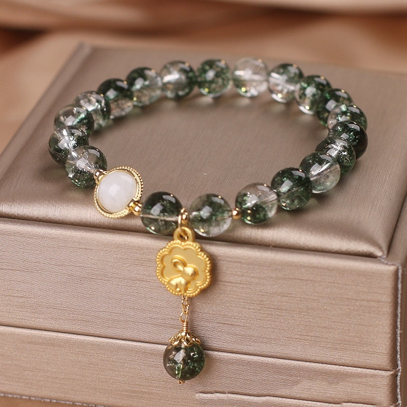 Ghost Crystal Bracelet Women's Chinese Rabbit Pendant