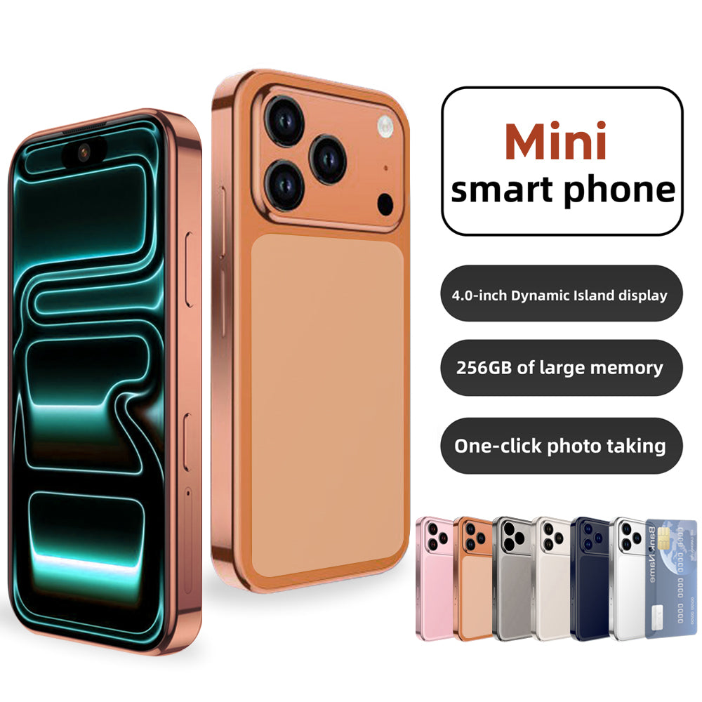 Mini Android Smartphone 4 Inch Screen Compact Phone with 4GB RAM