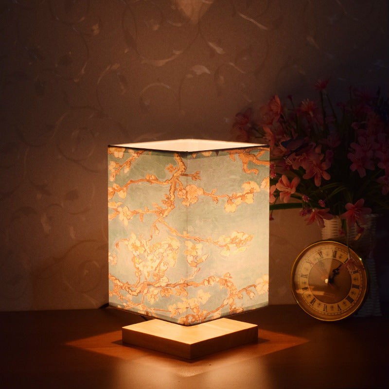 New Chinese Retro Style Bedside Night Light Warm