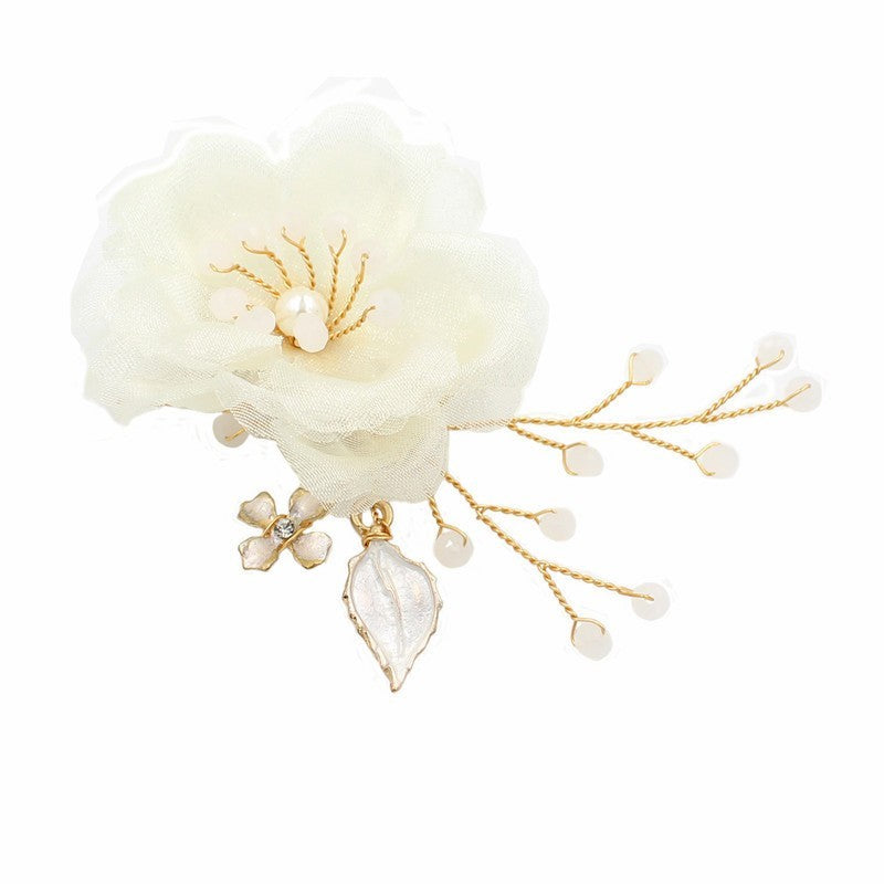 Women's Chiffon Flower Plum Blossom Hairpin Set-5