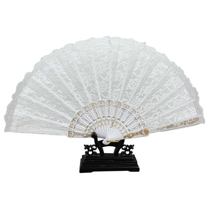 Lace Fan Single Layer Wing Chun Dance Fan Chinese Style