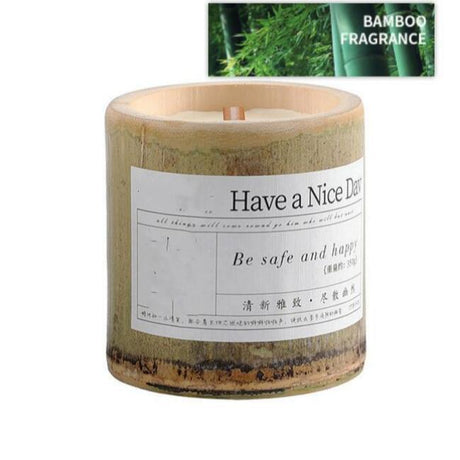 Indoor Bamboo Cup Scented Candle Valentine's Day Ambiance Gift-6